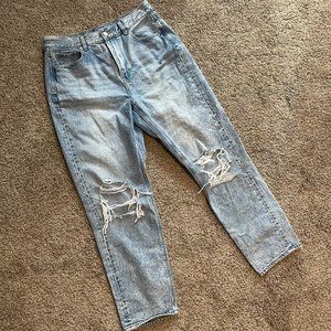 American Eagle Ripped Mom Jeans